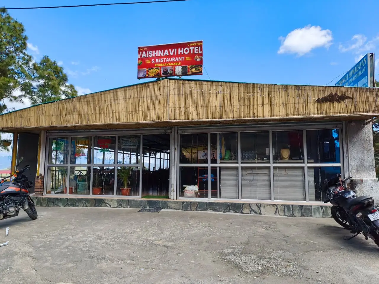 Front view of hotel